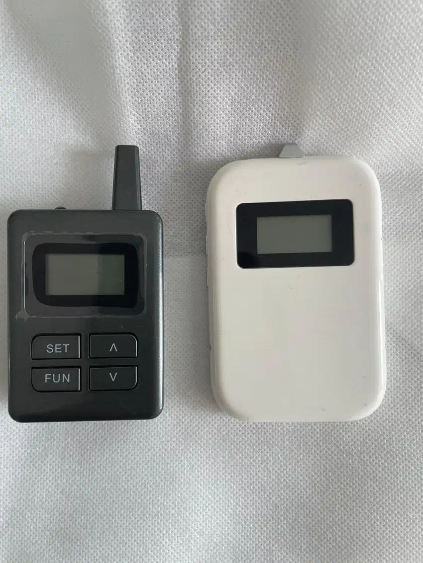 Paket 1 Transmitter + 50 Receiver Tour Guide System Umroh putih