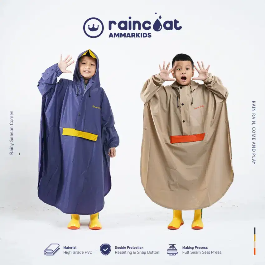 Rain Coat for Kids (Jas Hujan Anak)