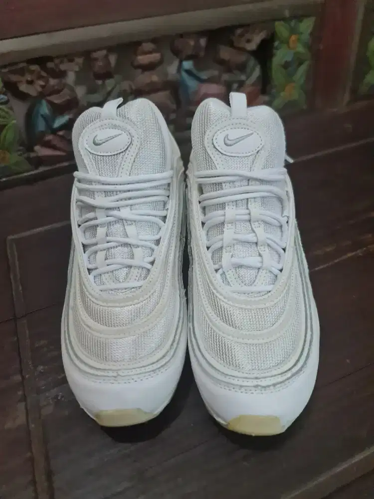 016. Sepatu Nike Air Max 97 Undefeated White All White, Size: 42.5