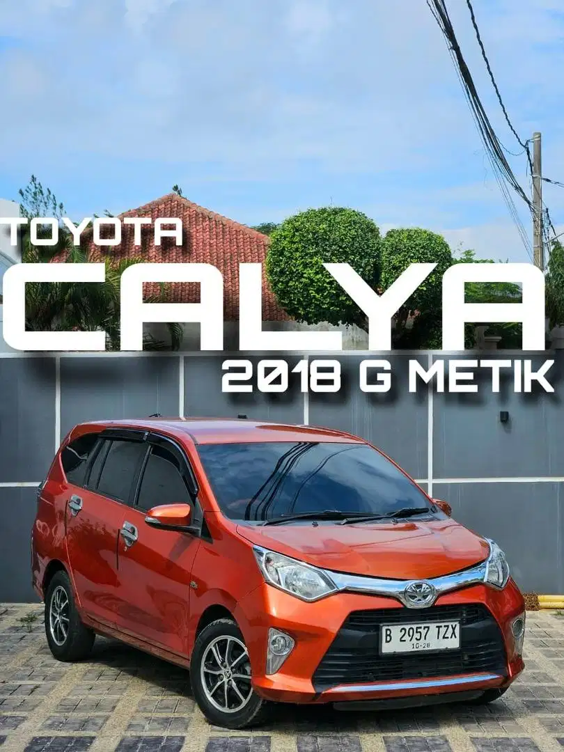 Toyota Calya 2018 G bensin metik yuk dp ceper aja dp 8 juta ajah yuk