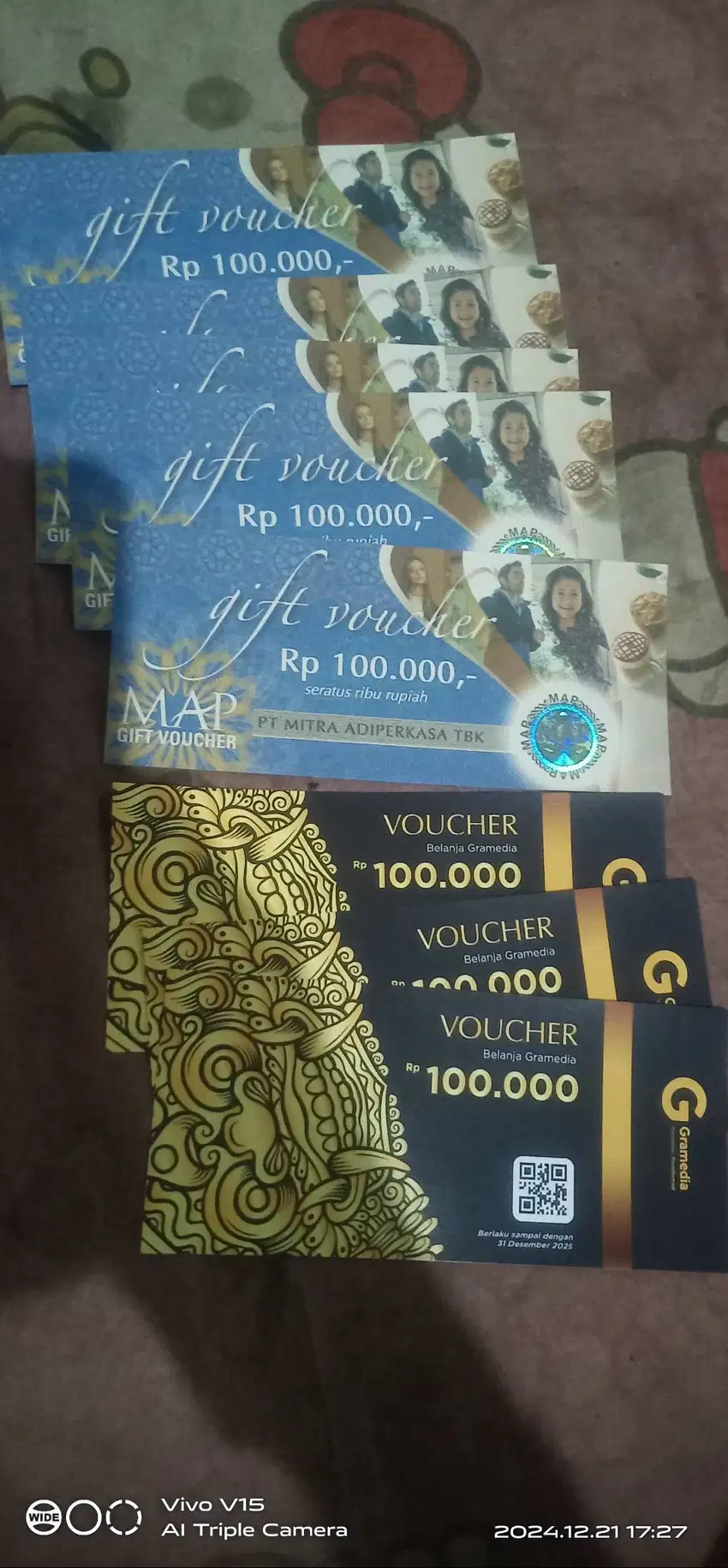 Djual voucher map dan gramedia