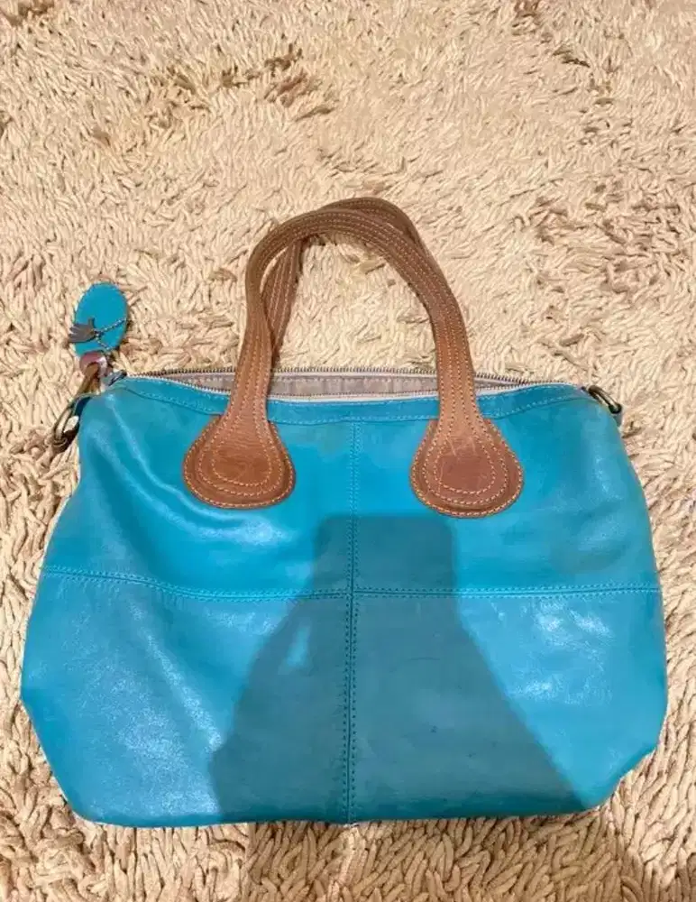 Tas Aira Kulit Hijau