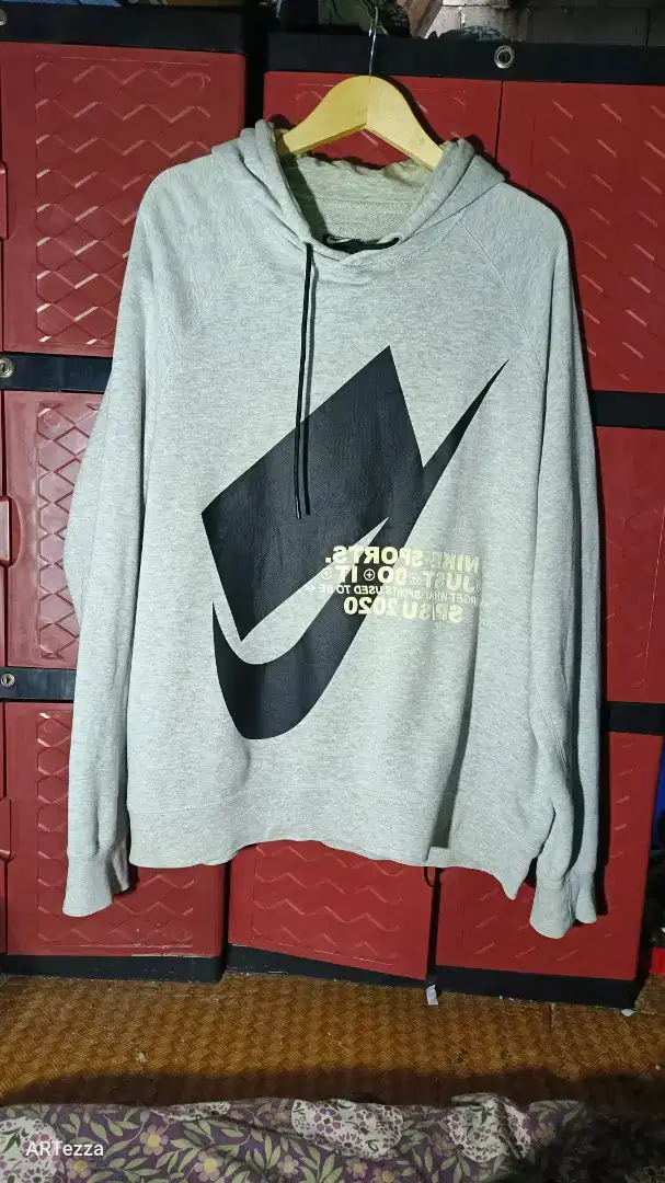 NIKE AS M NSW HOODIE PO SB GREY