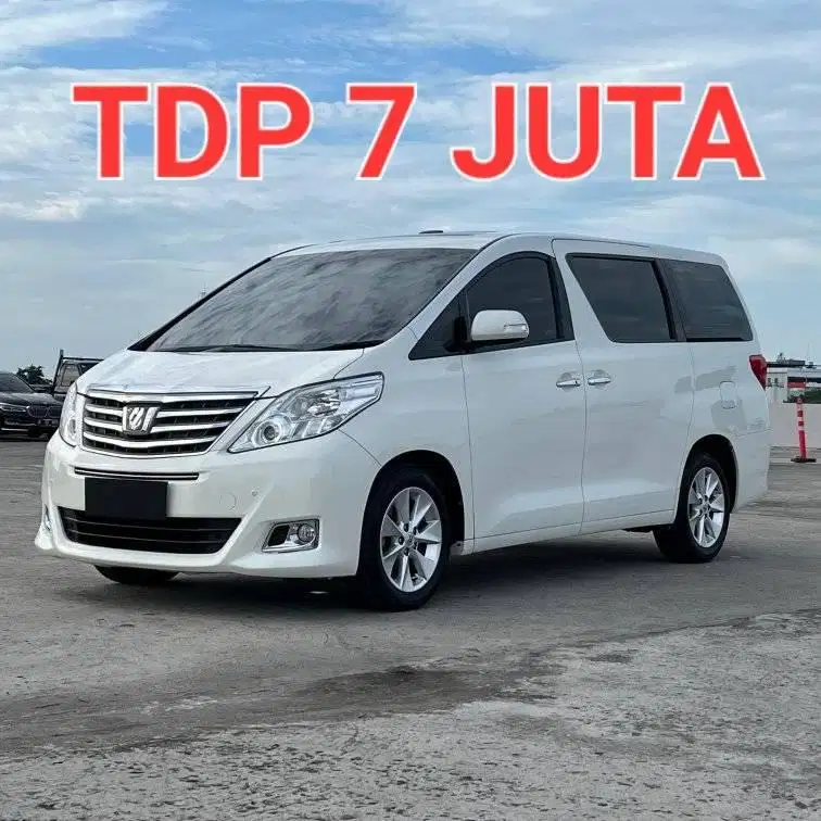 TDP 7 JUTA !!! Toyota Alphard G atpm 2013 GOOD CONDITION