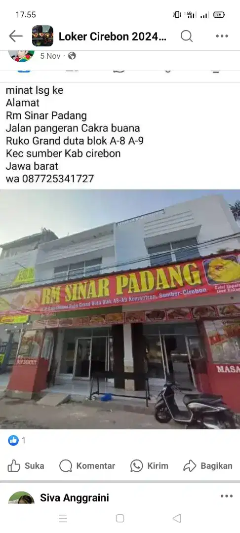 Dijual Ruko Pinggir Jalan