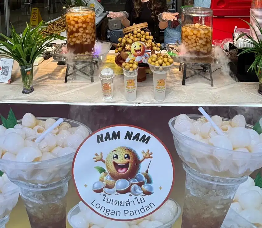 Stand minuman longan pekanbaru exchange mall