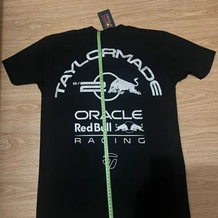 Taylormade x Oracle Red Bull Racing Black T-Shirt Small Kaos Golf