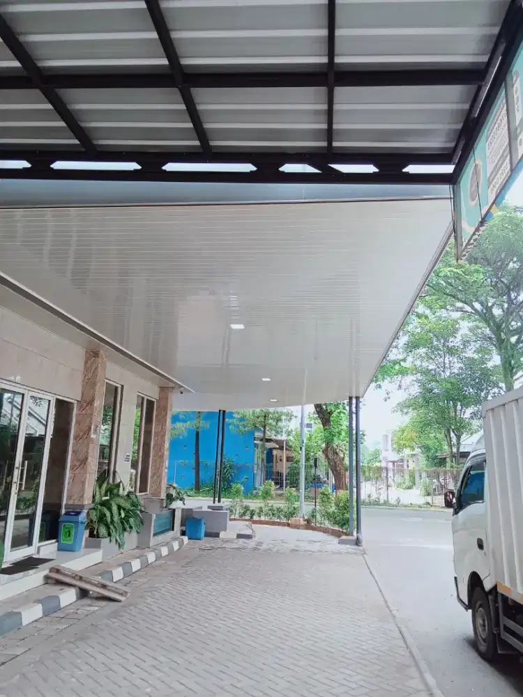 Plafon PVC dan canopy bajaringan