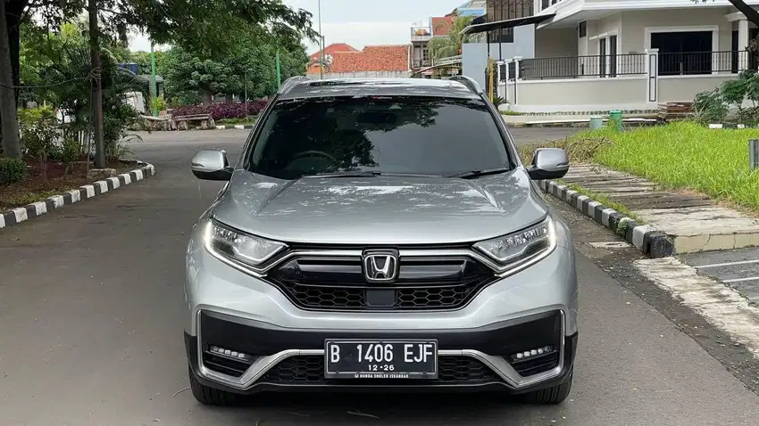 Honda CRV 1.5 Turbo Prestige 2021 Sensing Abu abu