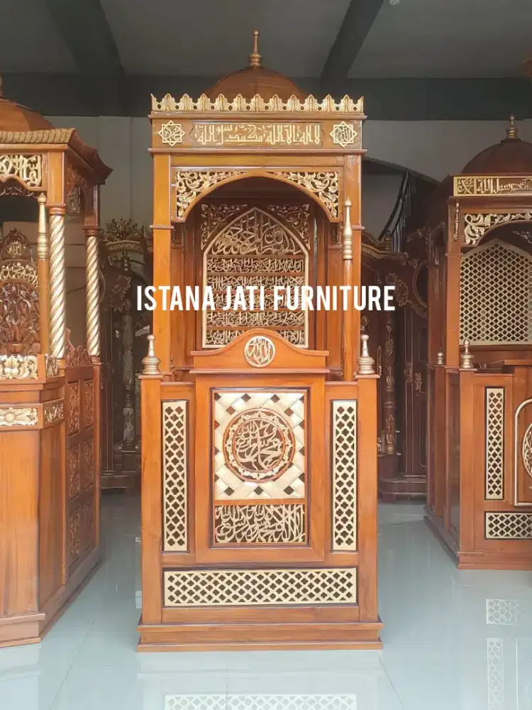 Mimbar masjid khutbhah ukir