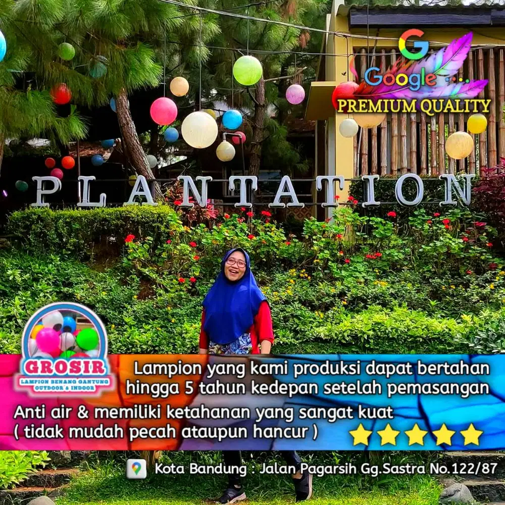 Grosir lampion benang gantung outdoor dan indoor 05