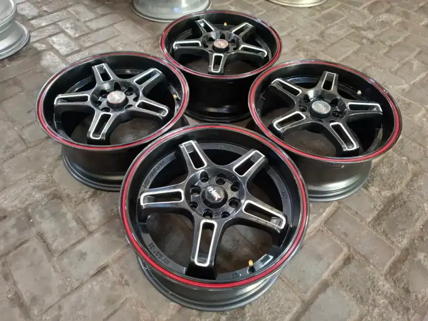 Velg HSR R16 Jazz City Brio Mobilio Freed Civic Aveo Spin March Datsun