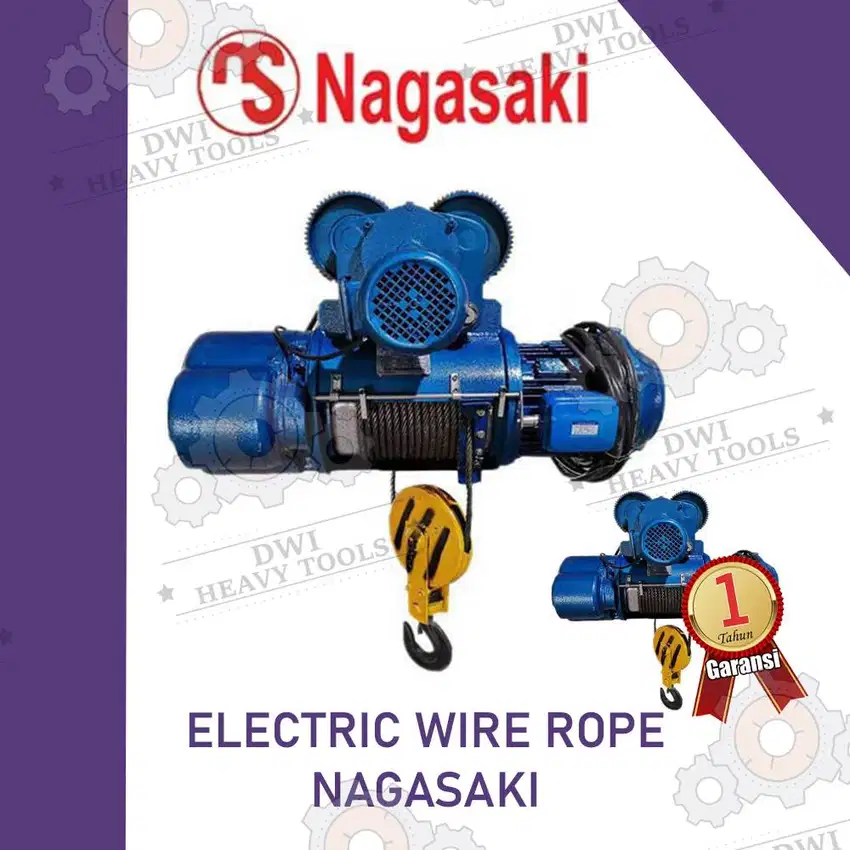 Electric Wire Rope Hoist NAGASAKI 1, 2, 3, 5, 10 Ton