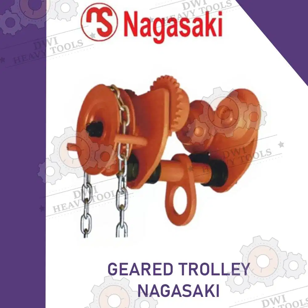 Geared Trolley/ Gear Troley NAGASAKI 1, 2, 3, 5, 10 Ton
