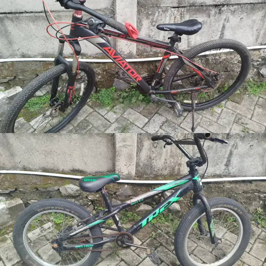 Dijual 2 unit sepeda gunung dan sepeda bmx