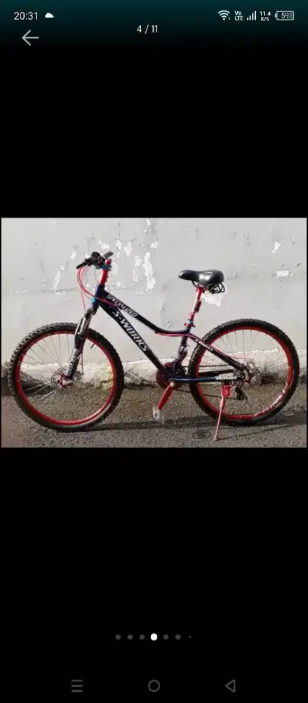 Sepeda MTB Full upgrade, harga murmer