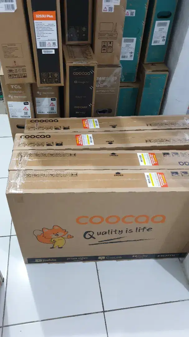 COOCAA SMART TV 32 inch. 100% Gres, Bergaransi resmi. Siap COD