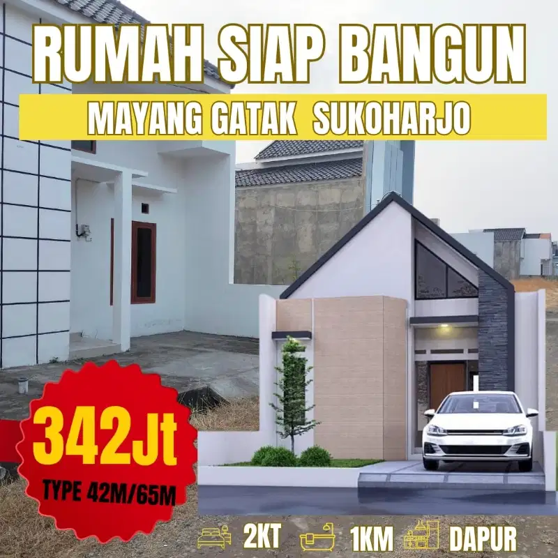 Rumah dijual Mayang Gatak Sukoharjo