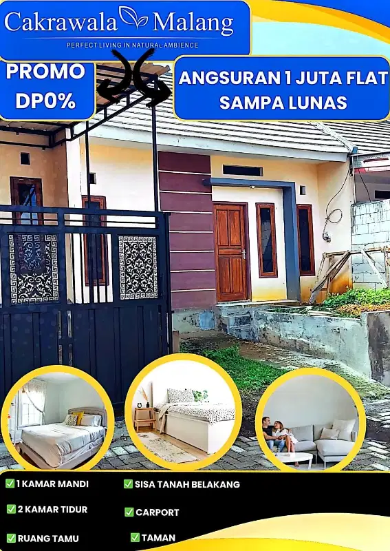 Udara Sejuk, Rumah Subsidi di Lokasi Strategis Malang