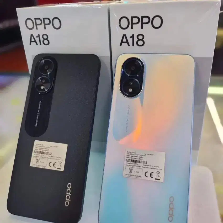 PROMO HP MURAH OPPO A18 4/128GB GARANSI RESMI