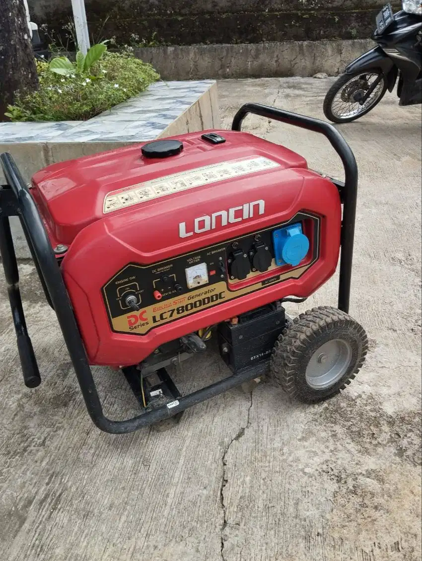 Jual Mesin Genset Loncin LC7800DDC 5000WATT Kondisi Gress Banget