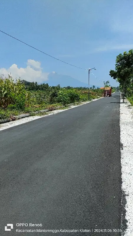 Dijual sawah di manisrenggo view mrapi dan hamparan persawahan