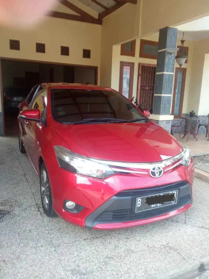 Toyota Vios Dual VVTI Matic CVT 2017 Merah