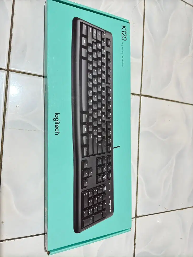 Dijual Logitech K120 Keyboard Wired USB Full Size