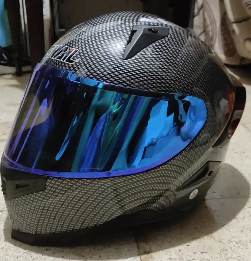 Helm Snail FFS1 Full face carbon muluss