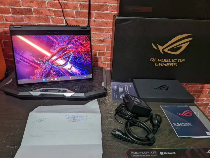 Laptop Gaming Asus ROG Flow X13 Touchscreen Garansi Aktif (NEGO)