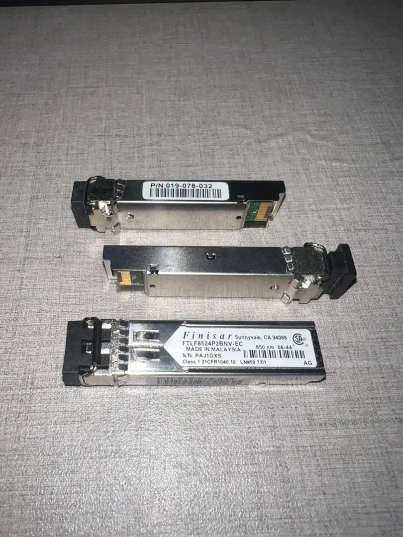 FINISAR SFP 1G SR 850nm Multimode SFP Support Mikrotik FTLF8524P2BNV