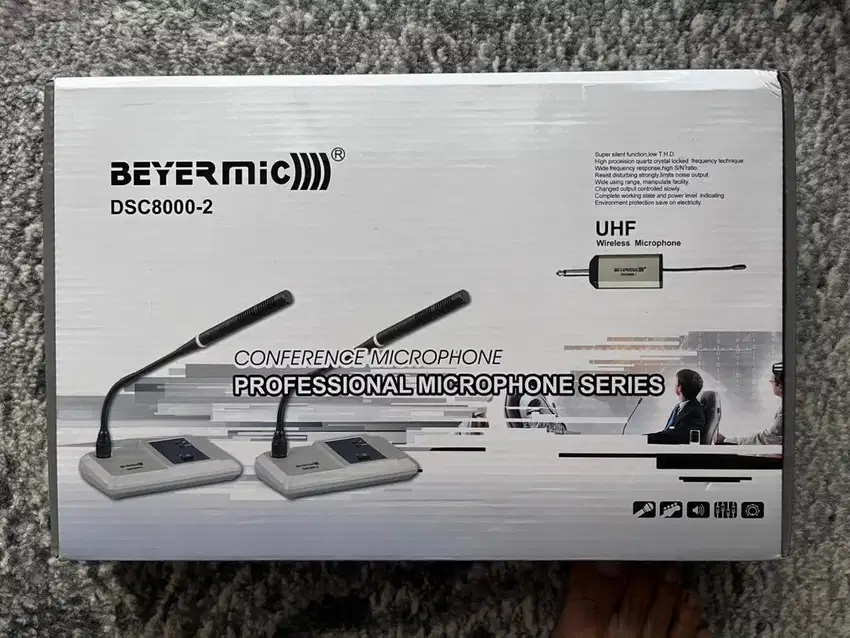 MIC MEJA WIRELESS BEYERMIC DSC8000-2 CONFERENCE MICROPHONE ISI 2