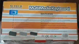 Keyboard Multimedia Mtech mini pc cpu komputer