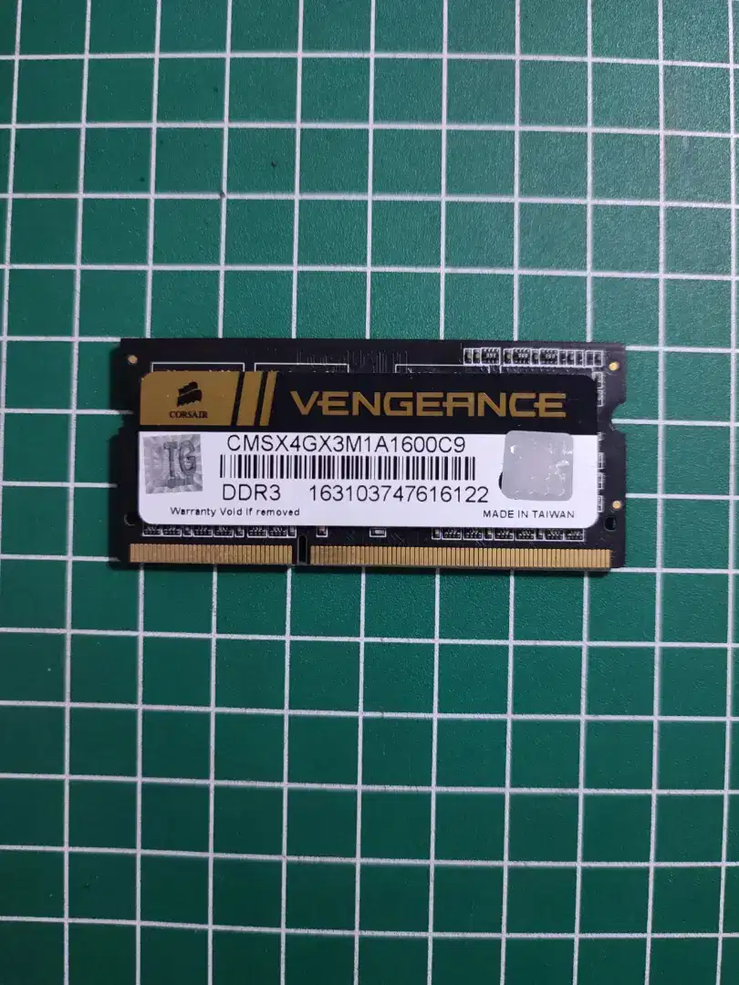 Ram laptop corsair Vengeance 4 GB DDR 3