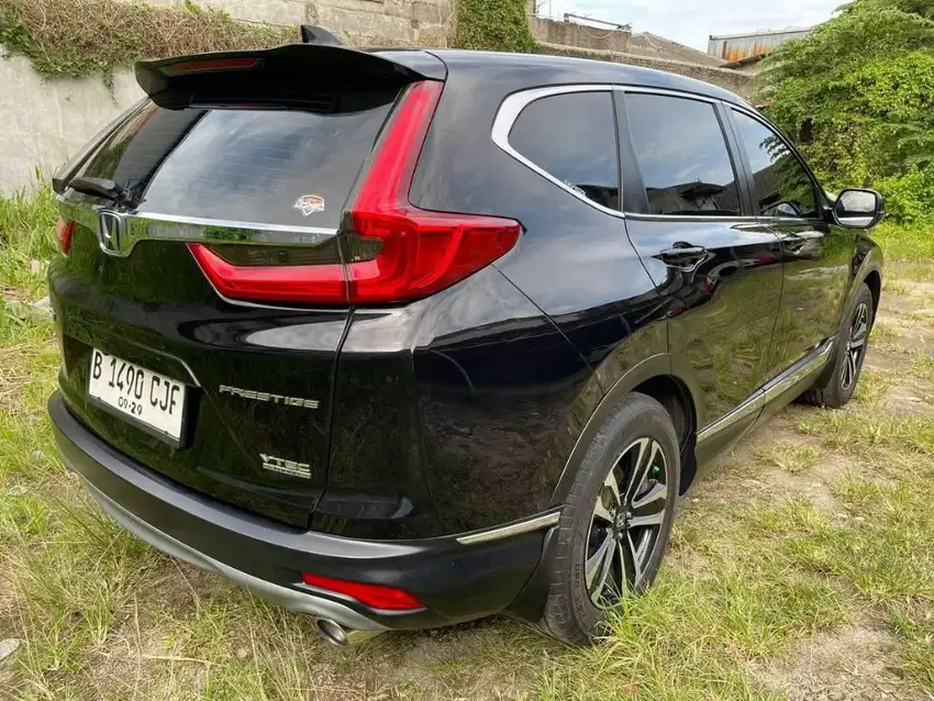 cr-v crv turbo prestige 2019 sundroof hitam, km low