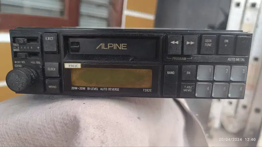 Tape Alpine Kondisi Off