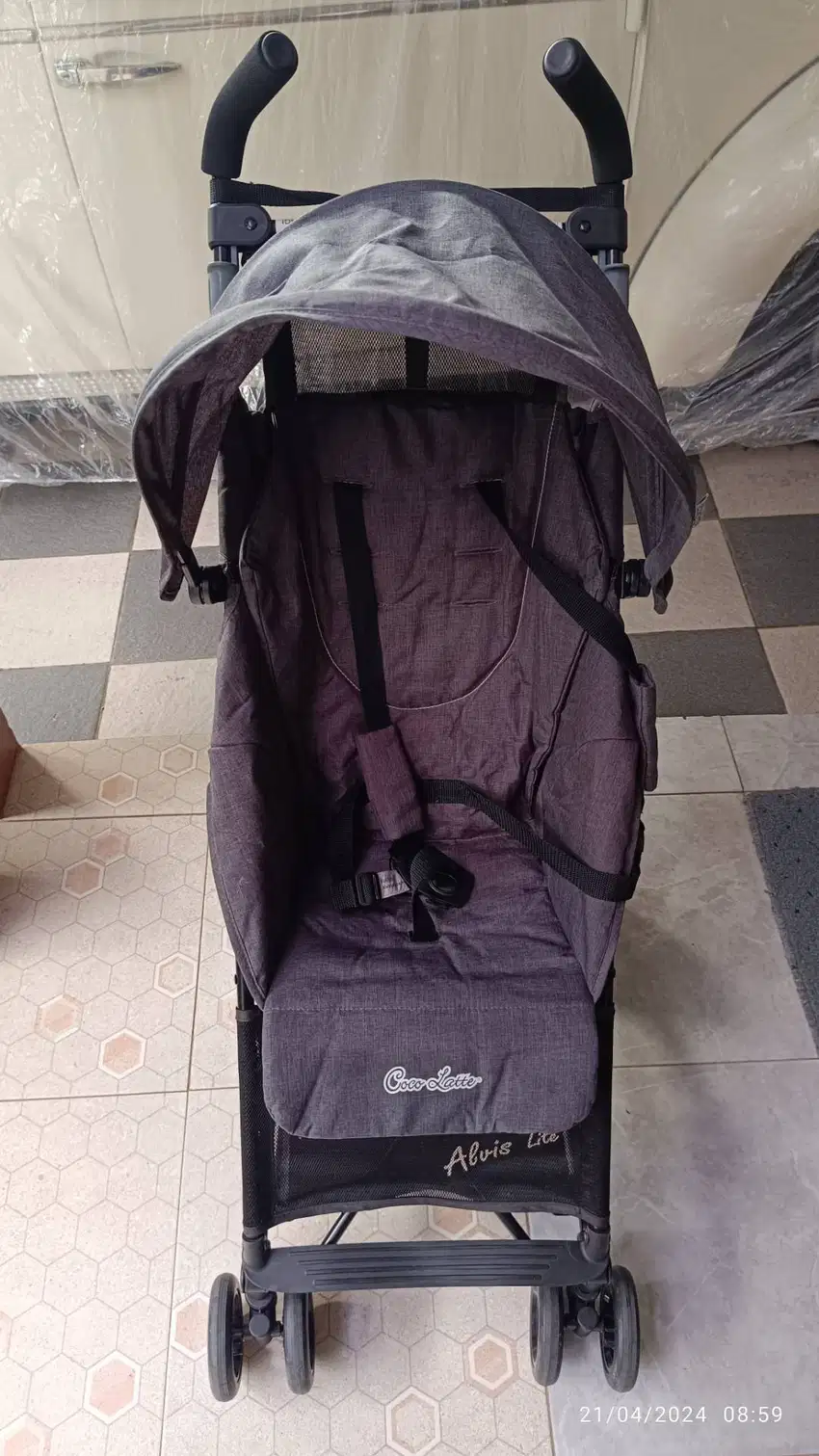 Stroller coco latte alvis lite gray