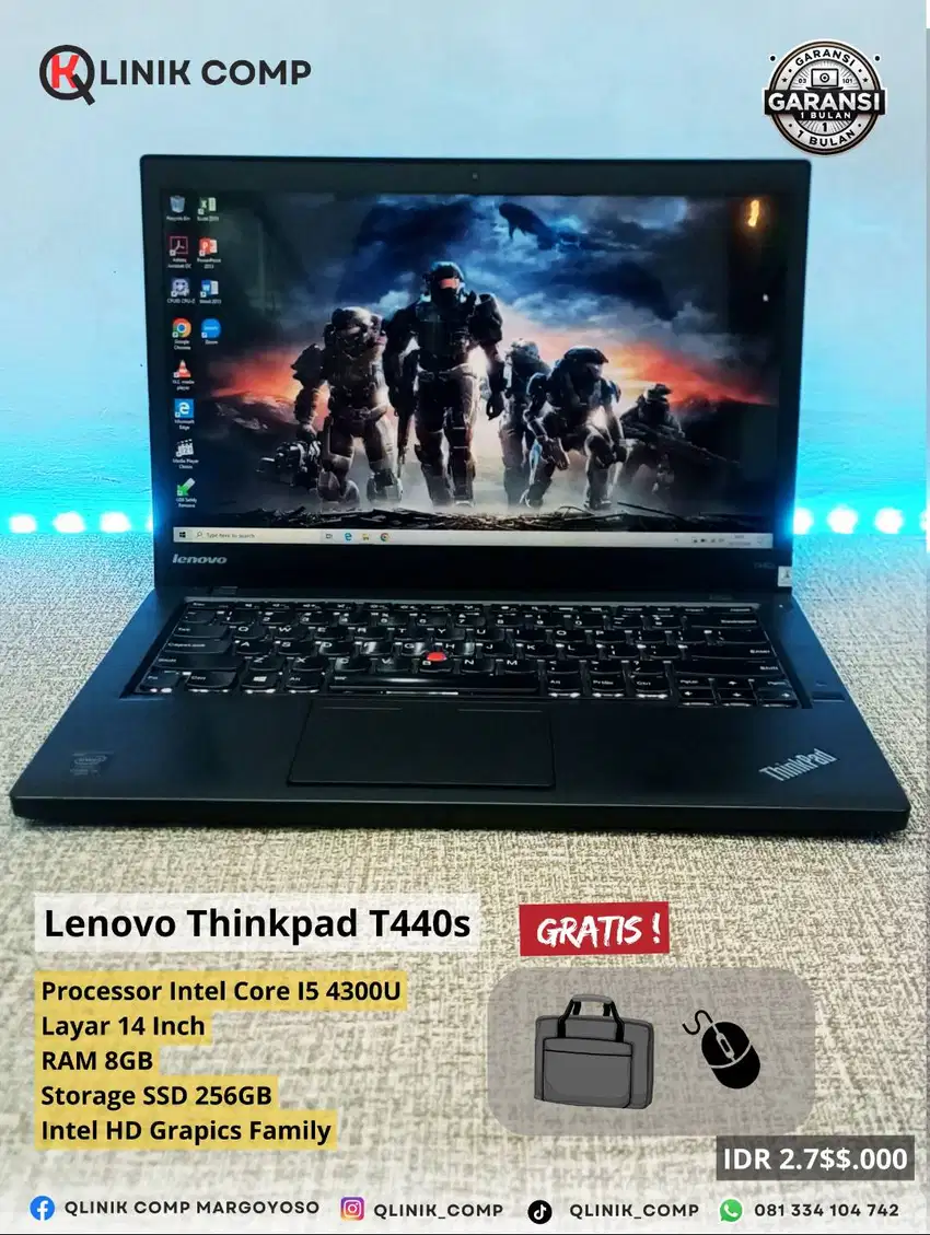 Laptop Lenovo T440s Core I5