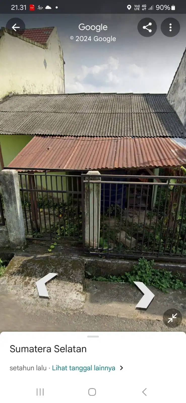 DIJUAL CEPAT  TANAH DAN BANGUNAN RUMAH