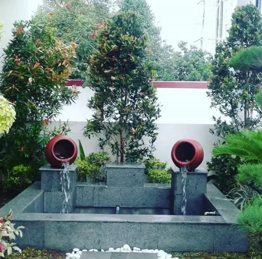 Model kolam ikan koi