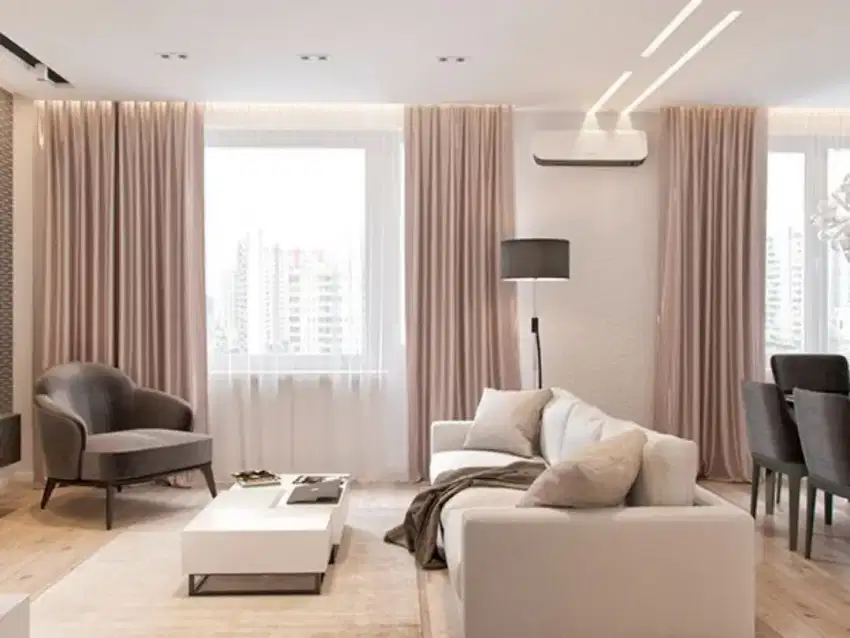 Jual tirai jendela gordyn hordeng gorden wallpaper dinding rollblind v