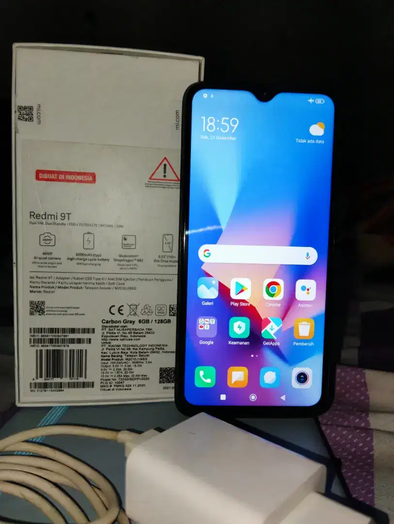 Jual Hp Second Xiomi Redmi 9T