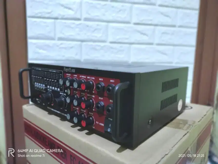 Audio power amplifier mixing bluetooth