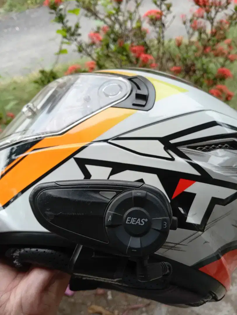 HELM KYT NFR SIZE (M) + INTERKOM