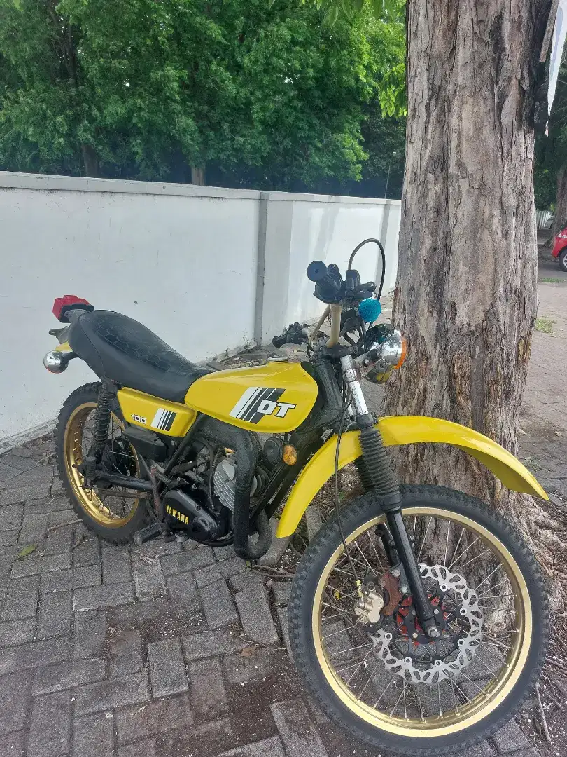 Yamaha DT100 Kuning Trail Vintage