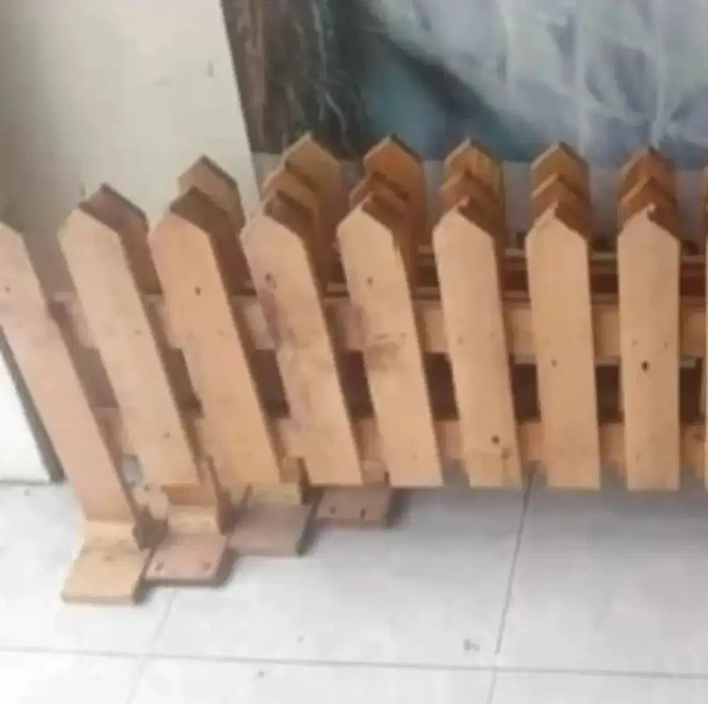 Pagar Kayu Dekorasi Per Meter, Pagar Taman Rumah, Pagar Panggung,