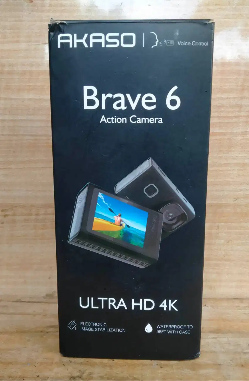 AKASO Brave 6 4K 20MP WiFi Action Camera Voice Control