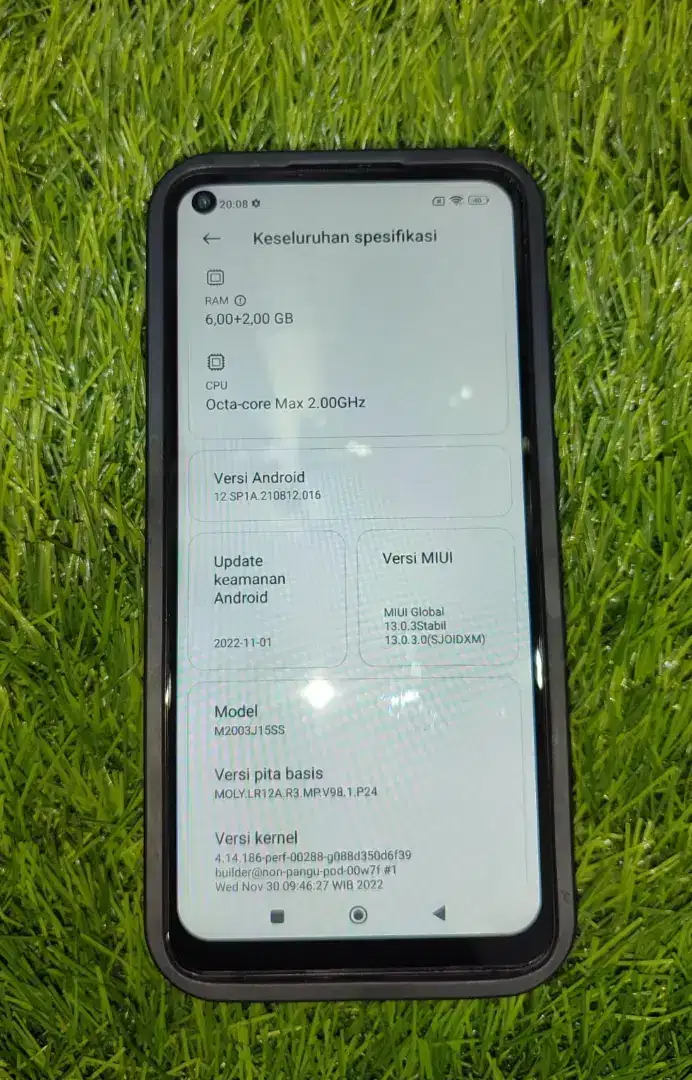 XIAOMI REDMI NOTE 9 RAM 8