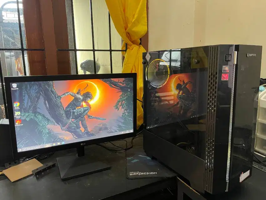 PC Gaming Ryzen 3 2200G + Monitor