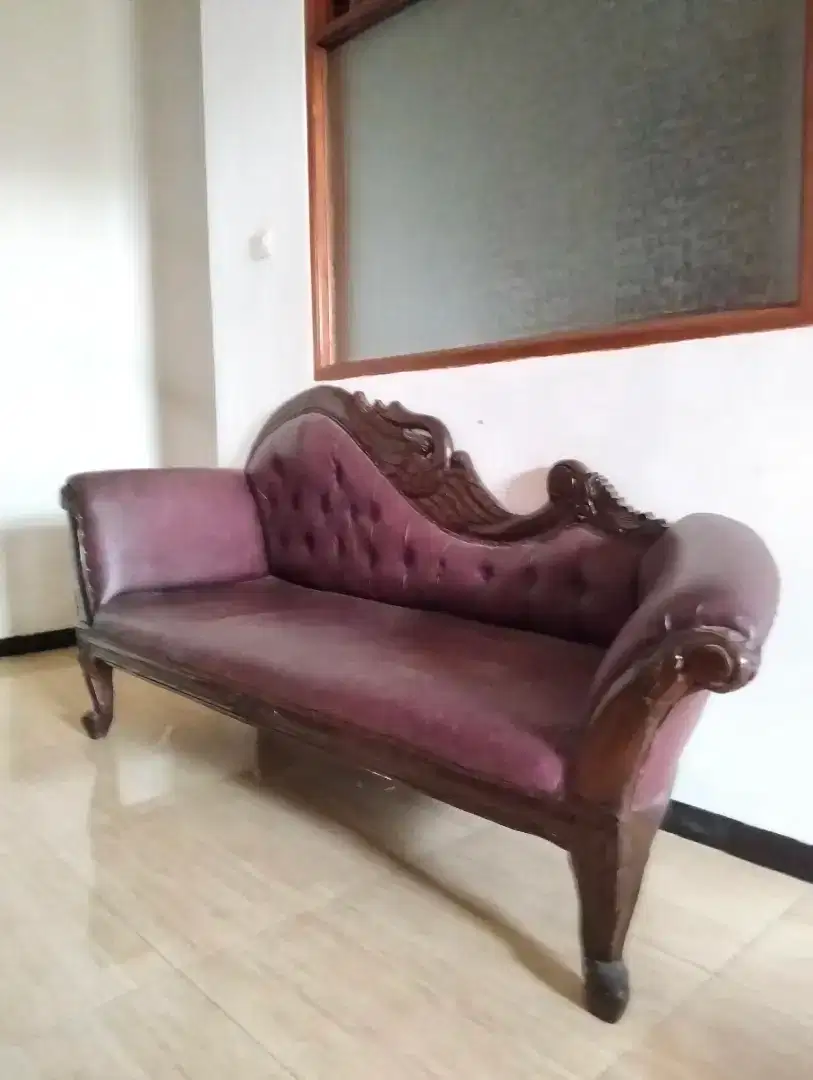 Sofa jati ukiran